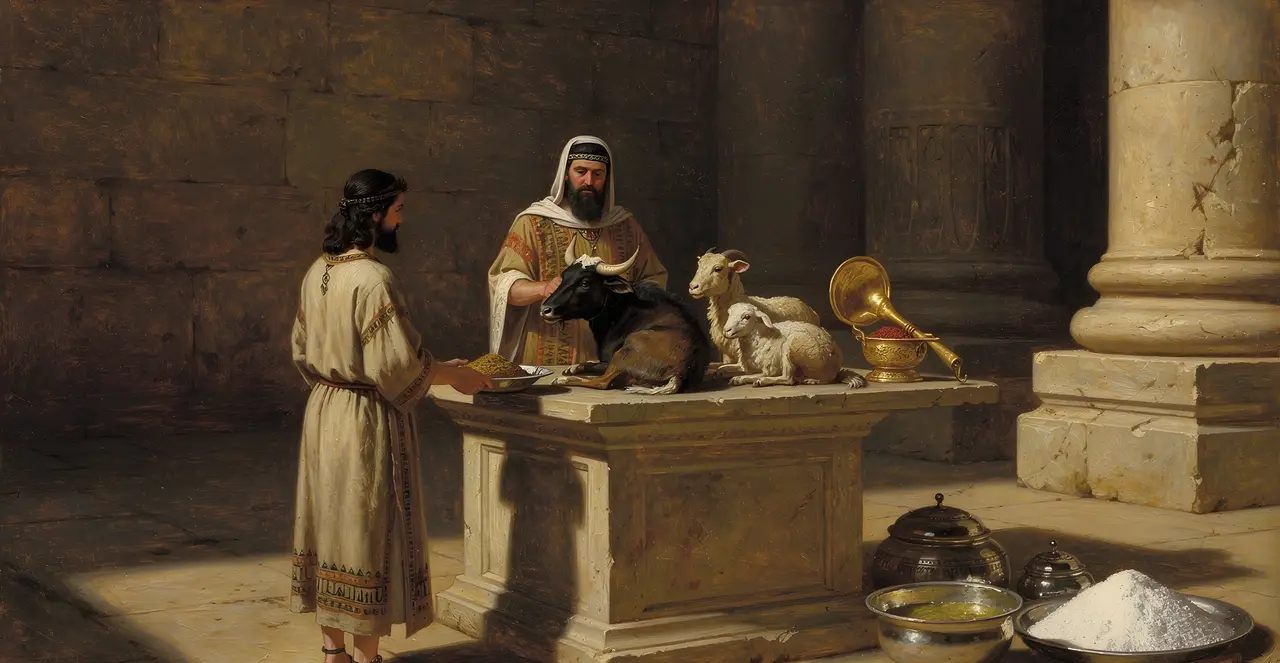 Numbers 7:18-22 — Numbers, oil painting · TruthPrints