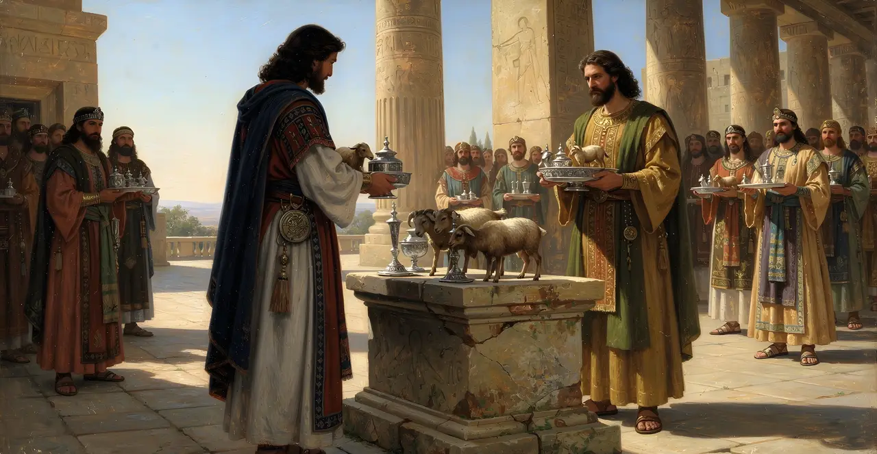 Numbers 7:45-48 — Numbers, oil painting · TruthPrints