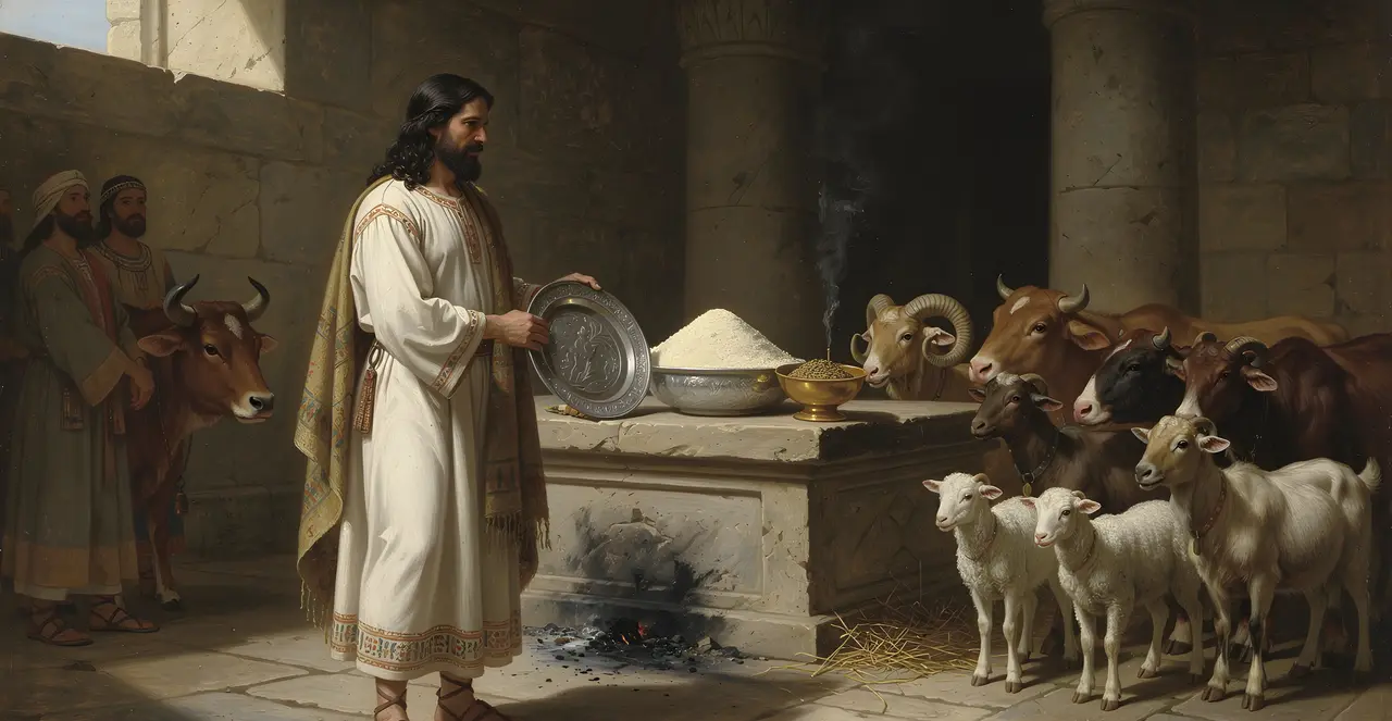 Numbers 7:67-71 — Numbers, oil painting · TruthPrints