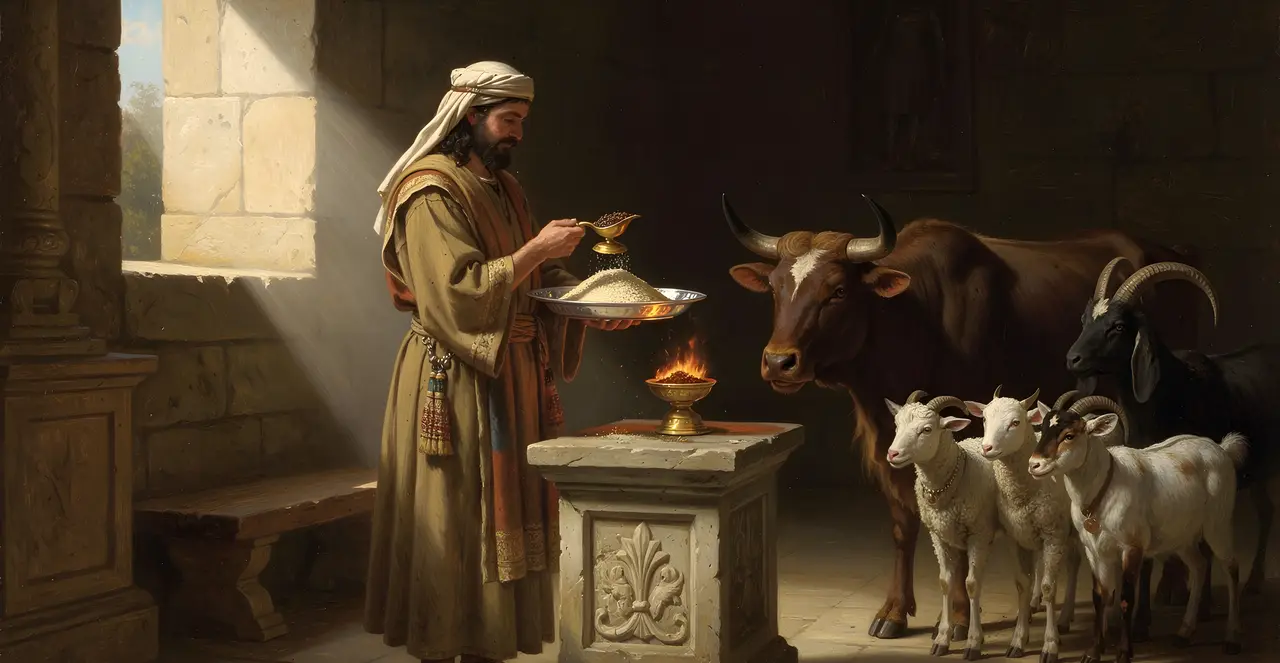 Numbers 7:72-76 — Numbers, oil painting · TruthPrints