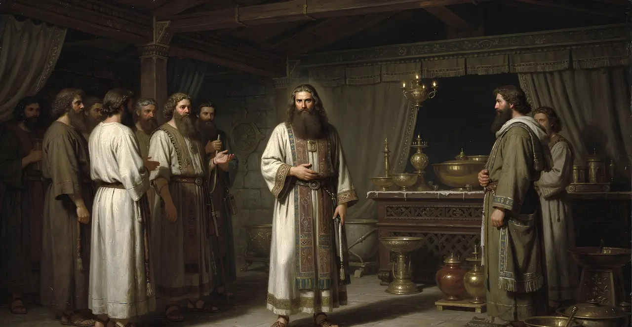 Numbers 8:15-17 — Numbers, oil painting · TruthPrints