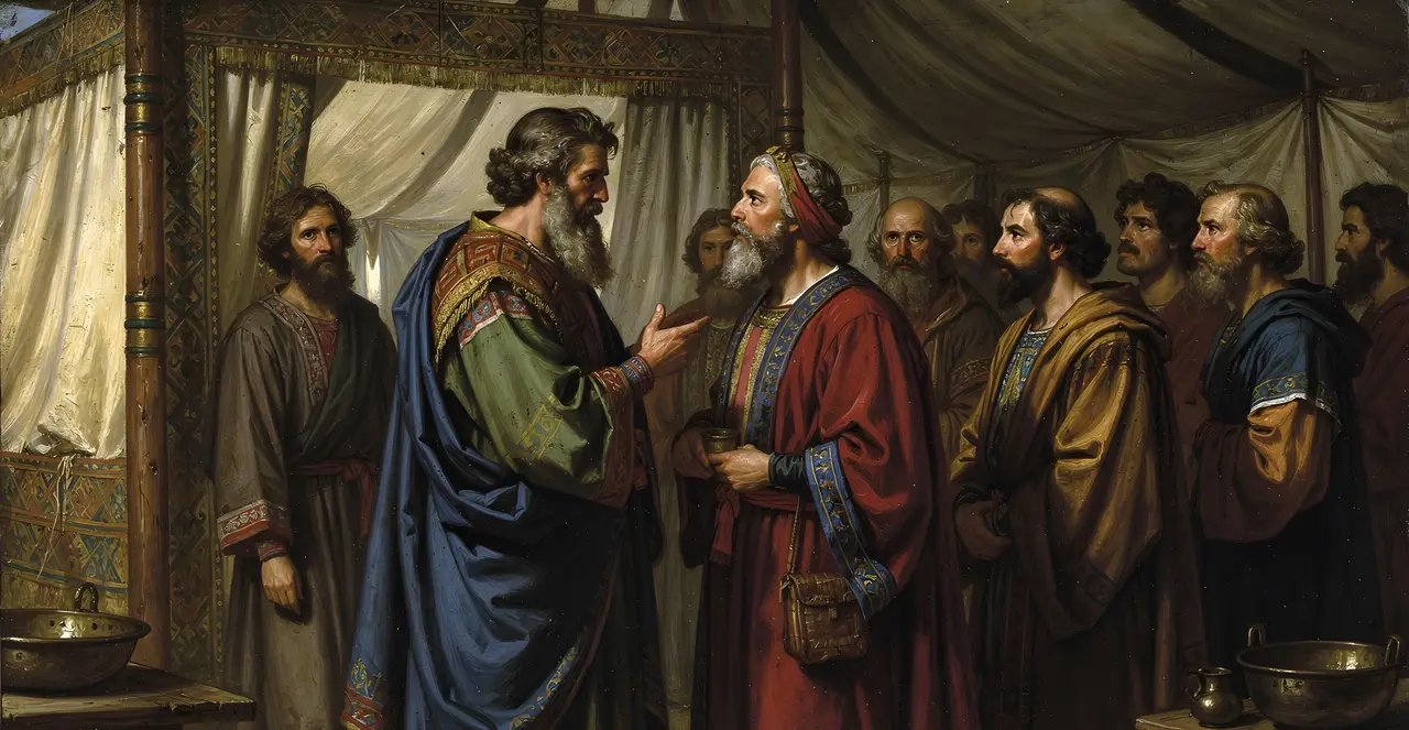 Numbers 8:18-19 — Numbers, oil painting · TruthPrints