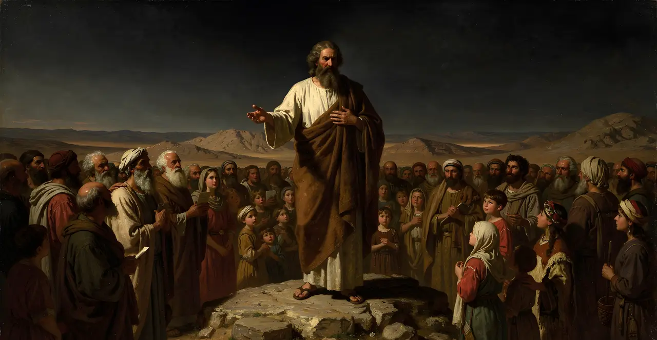 Numbers 9:1-4 — Numbers, oil painting · TruthPrints
