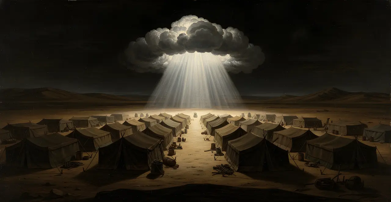 Numbers 9:23 — Numbers, oil painting · TruthPrints