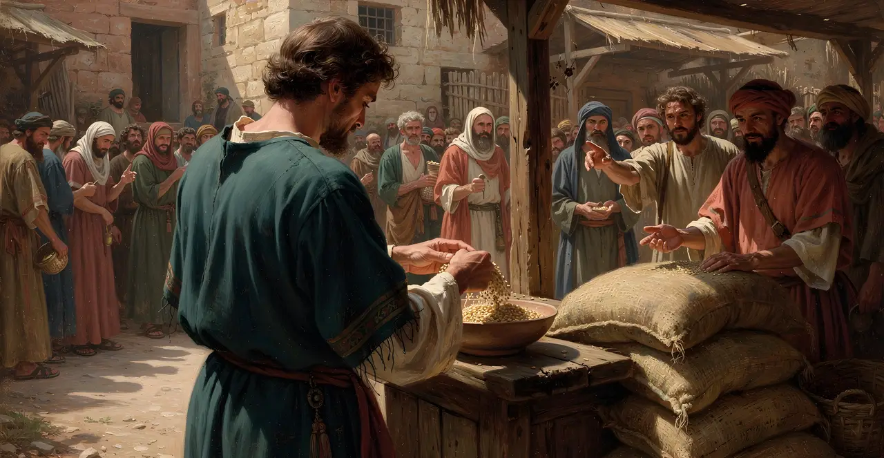 Proverbs 11:26-31 — Proverbs, oil painting · TruthPrints