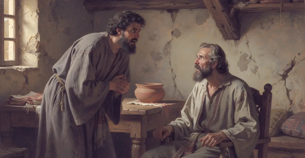Proverbs 26:18-24 — Proverbs, oil painting · TruthPrints