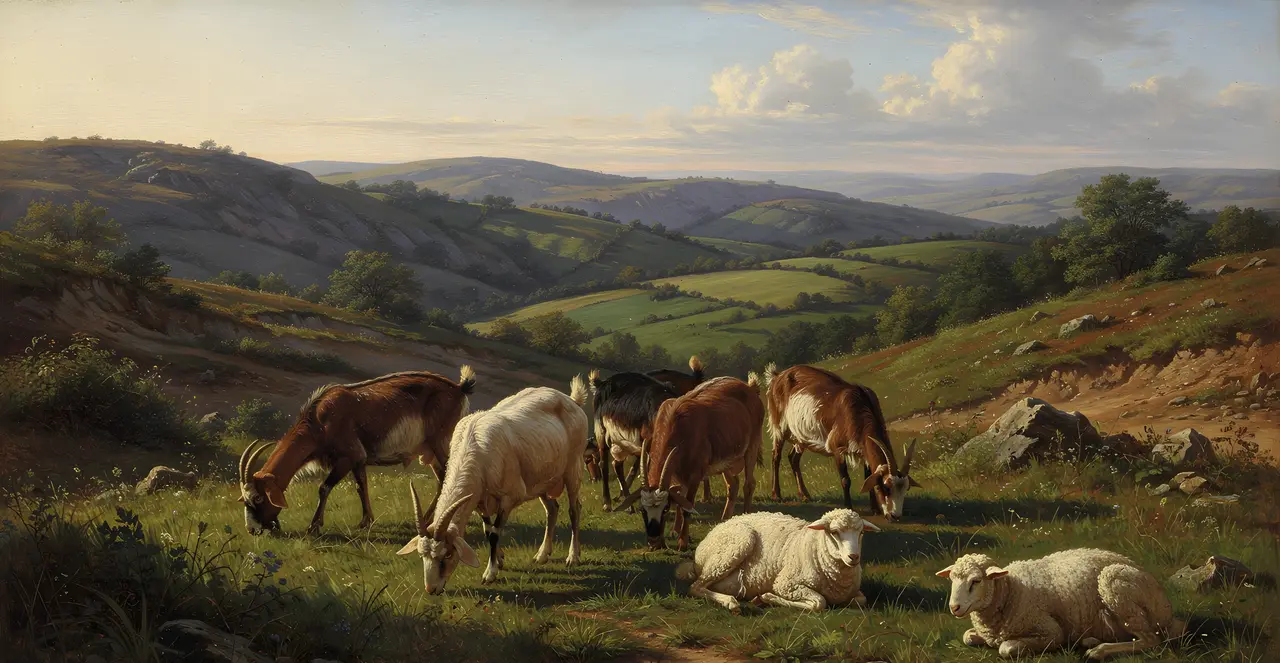 Proverbs 27:26-27 — Proverbs, oil painting · TruthPrints