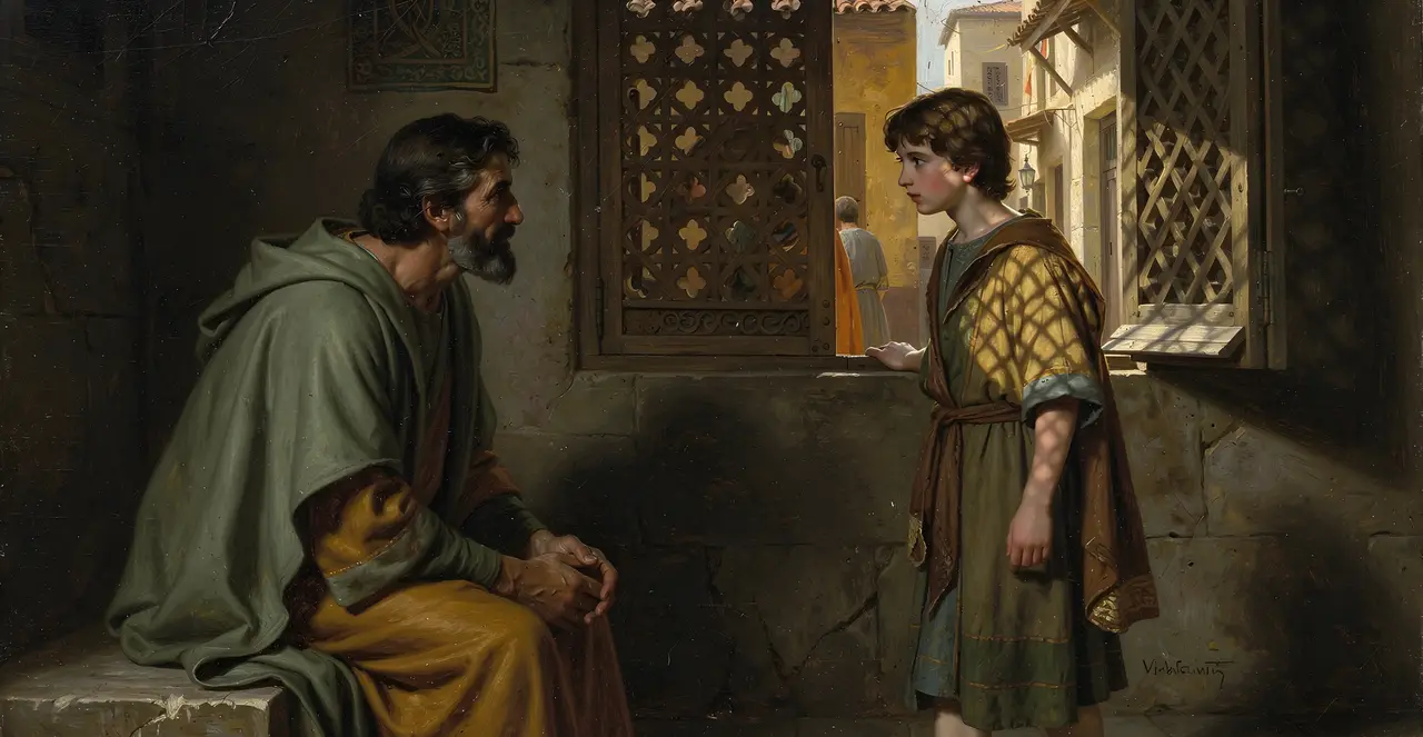 Proverbs 7:1-8 — Proverbs, oil painting · TruthPrints
