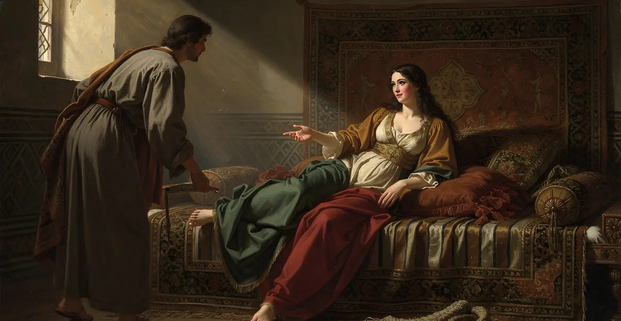 Proverbs 7:16-22 — Proverbs, oil painting · TruthPrints