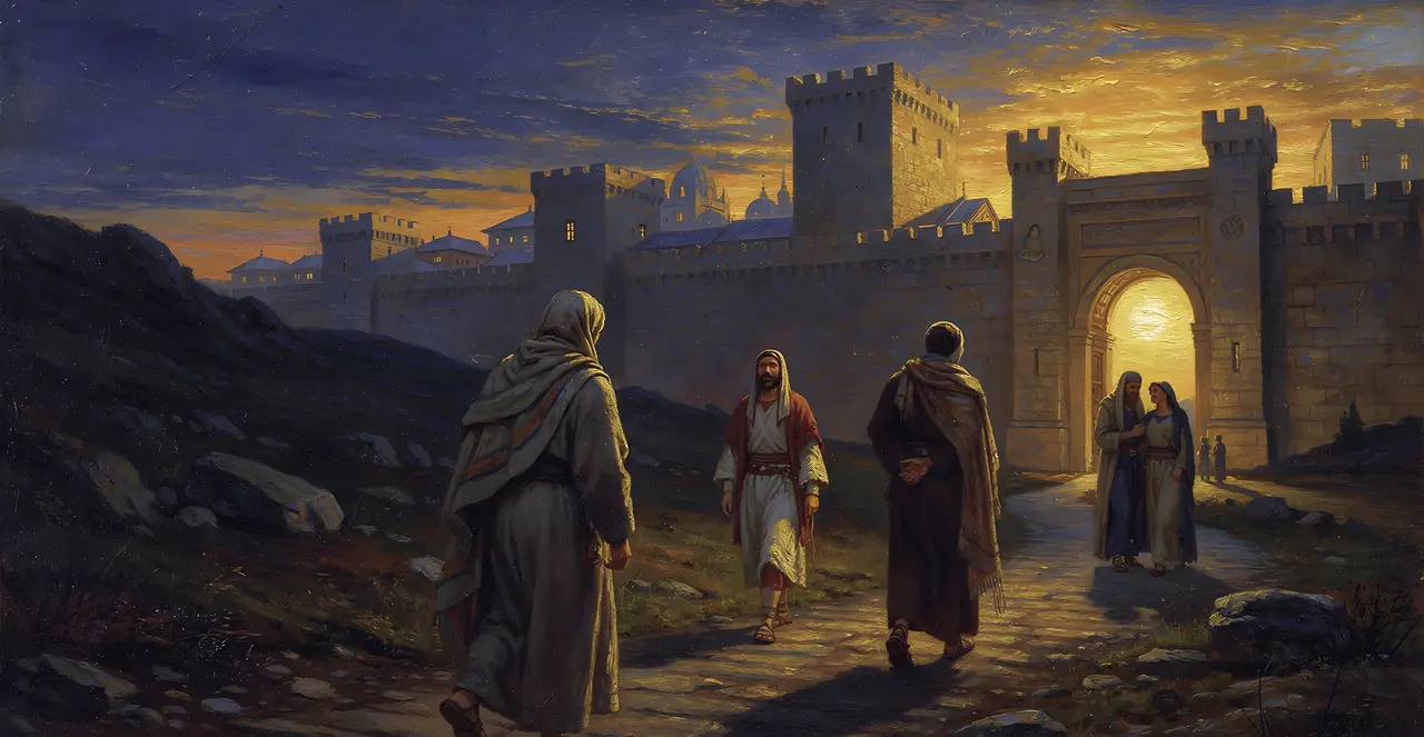 Psalm 107:7-12 — Psalms, oil painting · TruthPrints