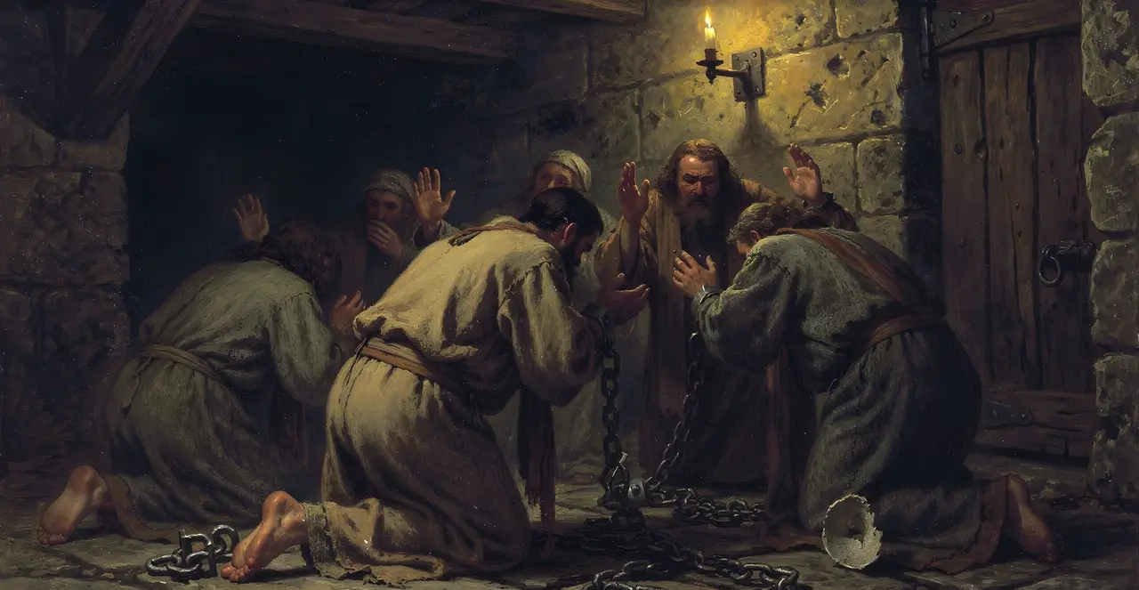 Psalm 107:13-19 — Psalms, oil painting · TruthPrints