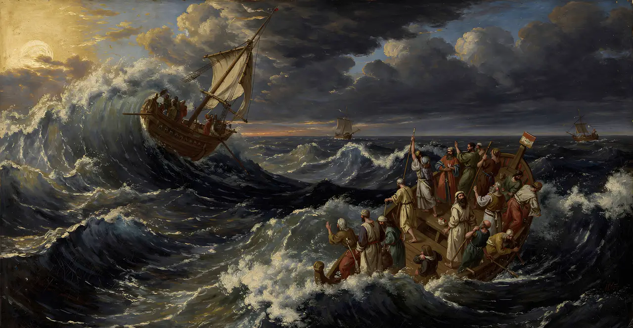 Psalm 107,20-26 — Psalmen, Ölgemälde · TruthPrints