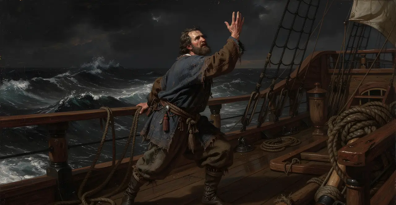 Psalm 107,27-32 — Psalmen, Ölgemälde · TruthPrints