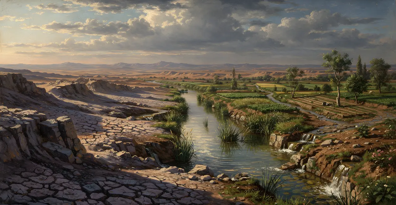 Psalm 107,33-39 — Psalmen, Ölgemälde · TruthPrints