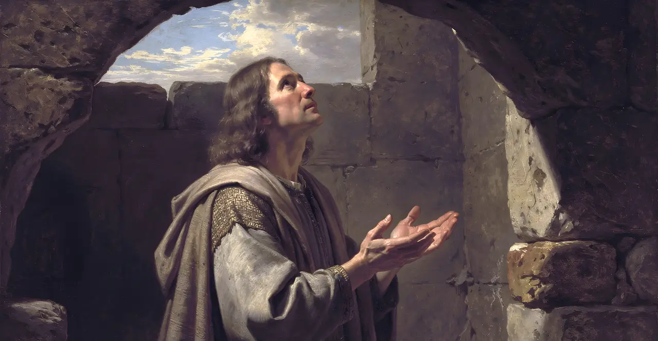 Psalm 123:1-4 — Psalms, oil painting · TruthPrints