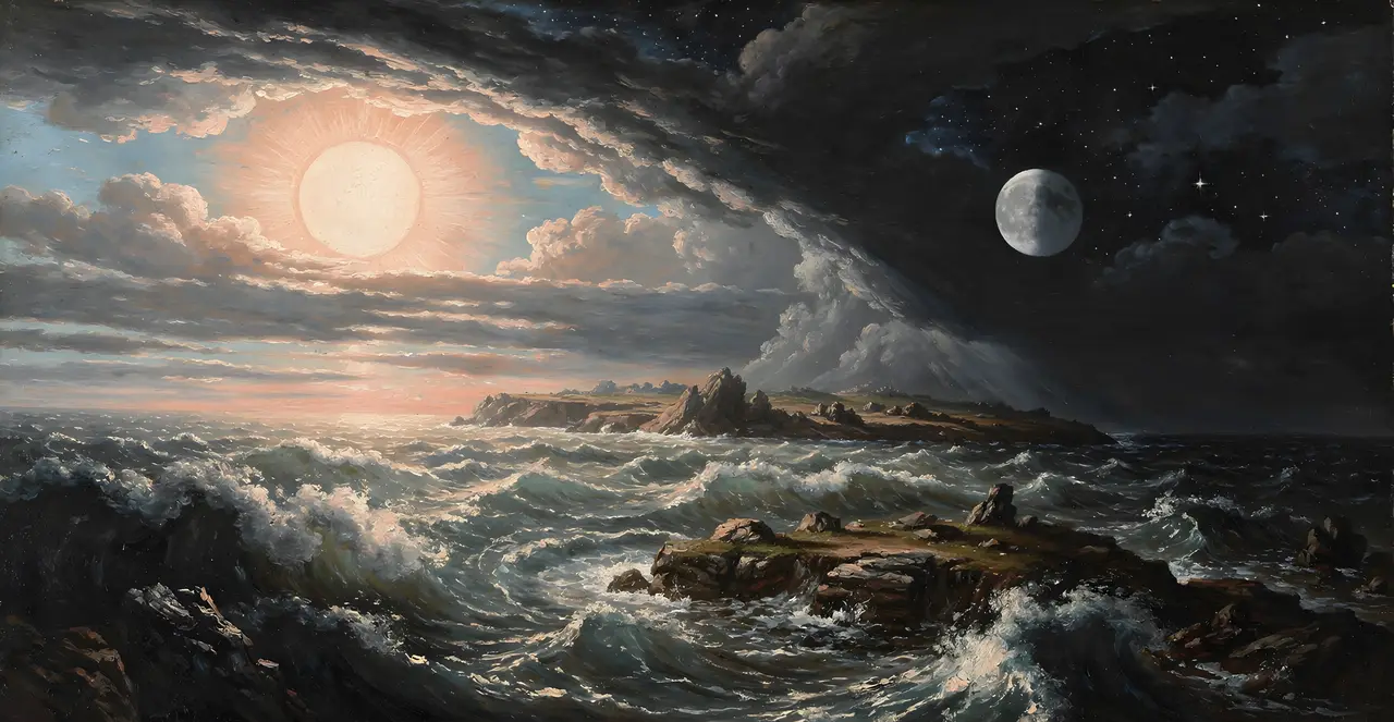 Psalm 136:1-8 — Psalms, oil painting · TruthPrints