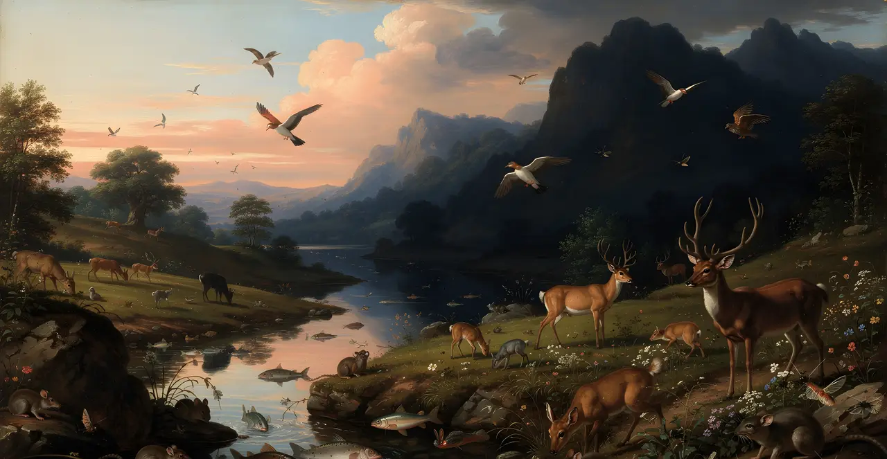 Psalm 136:25-26 — Psalms, oil painting · TruthPrints