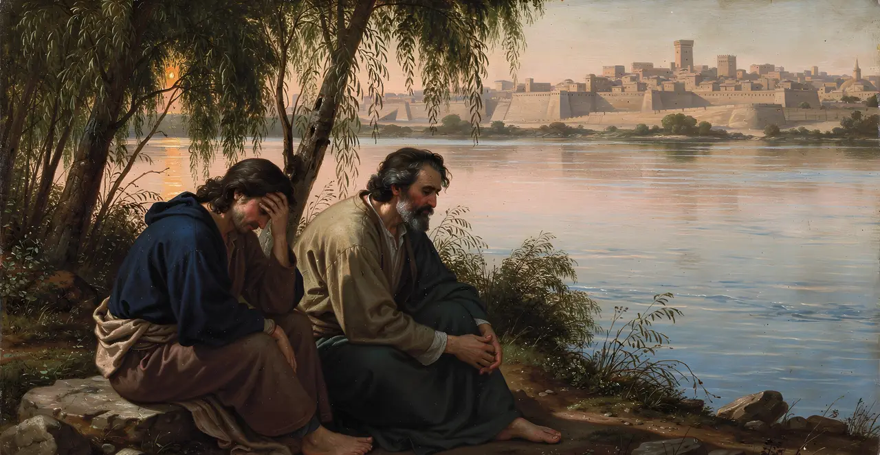 Psalm 137:1-6 — Psalms, oil painting · TruthPrints