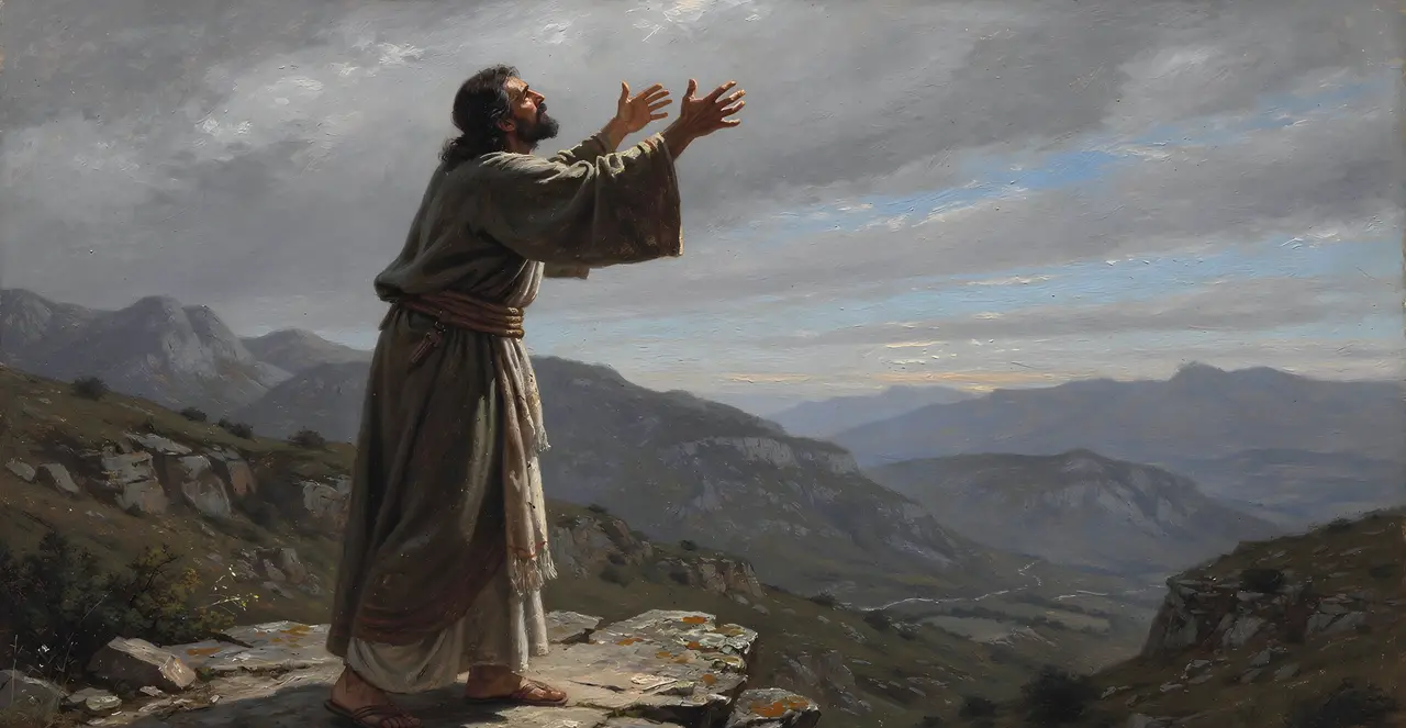 Psalm 143:6-9 — Psalms, oil painting · TruthPrints