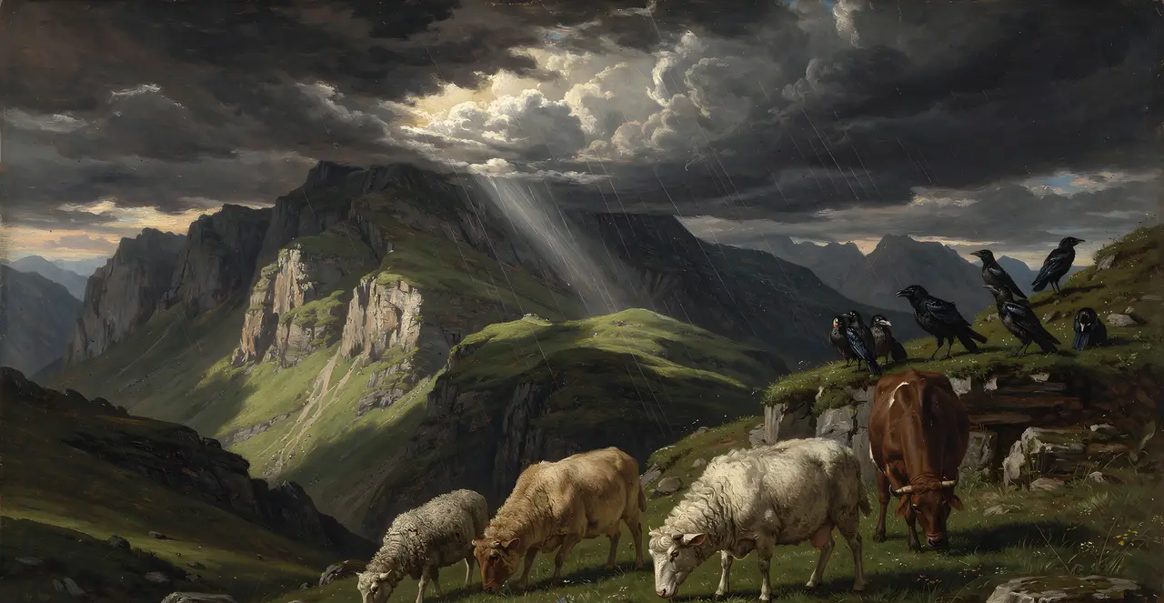 Psalm 147:8-14 — Psalms, oil painting · TruthPrints