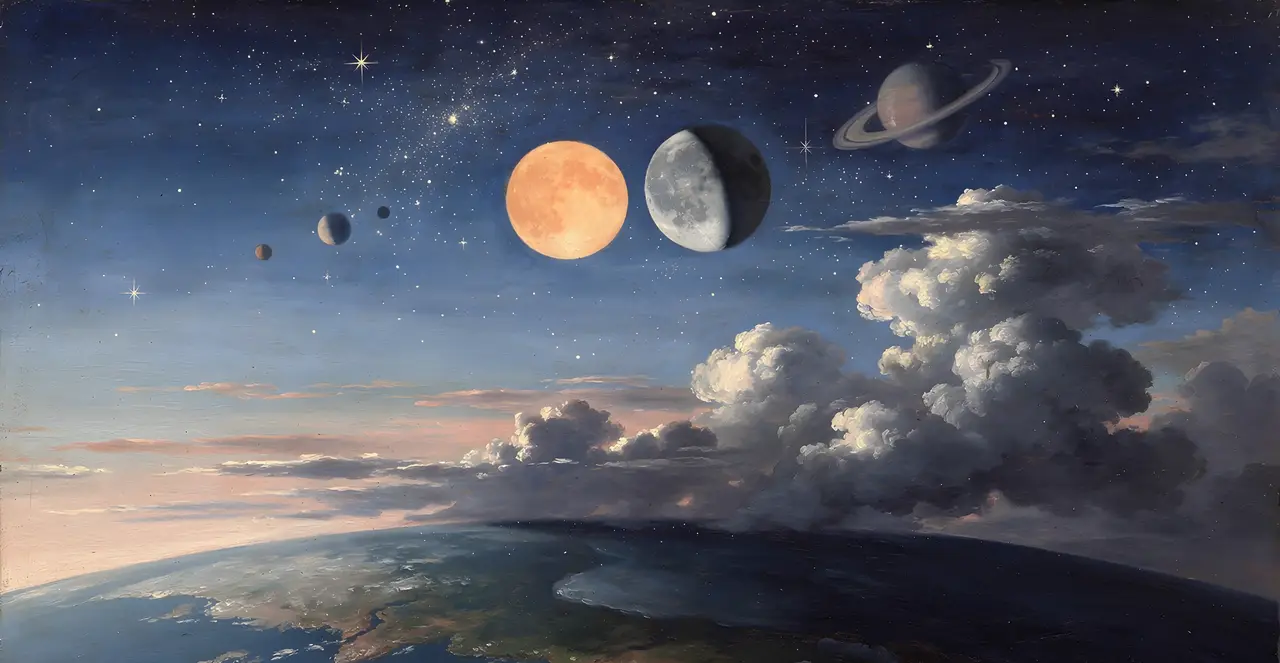 Psalm 148:1-8 — Psalms, oil painting · TruthPrints