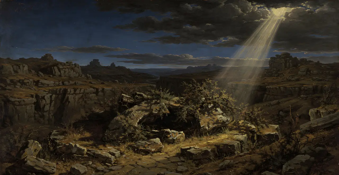 Psalm 17:12-15 — Psalms, oil painting · TruthPrints