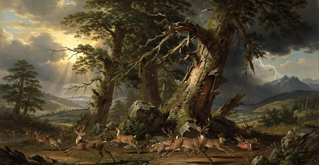 Psalm 29,8-11 — Psalmen, Ölgemälde · TruthPrints