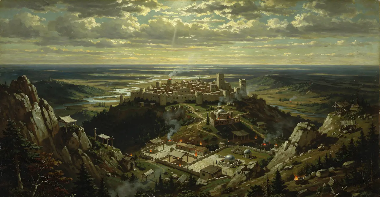 Psalm 33:14-19 — Psalms, oil painting · TruthPrints