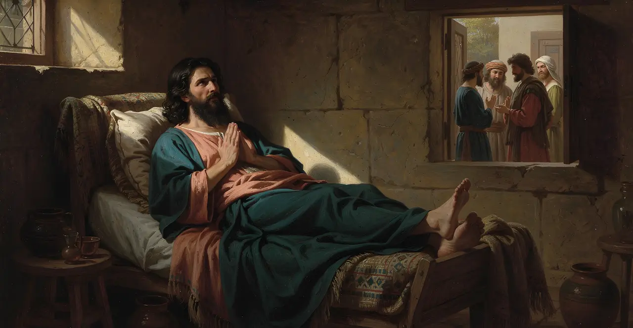 Psalm 41:1-5 — Psalms, oil painting · TruthPrints