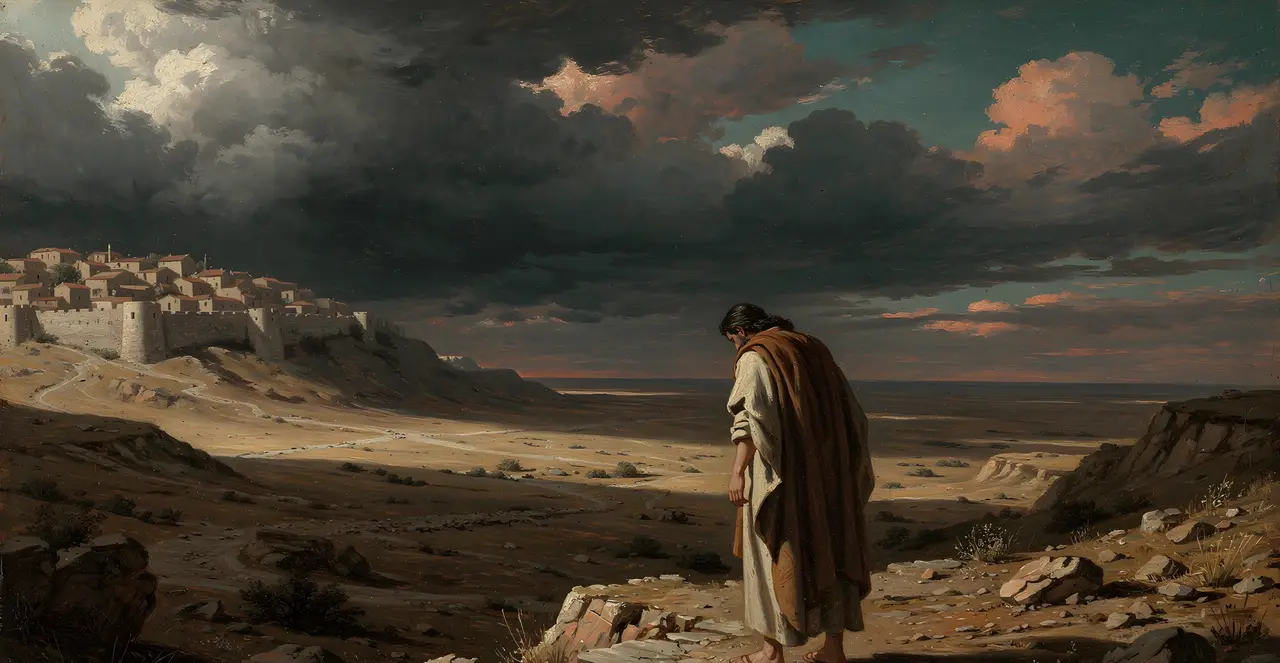 Psalm 55:7-12 — Psalms, oil painting · TruthPrints