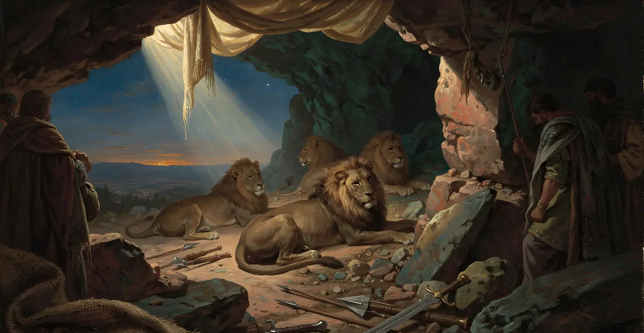 Psalm 57:4-8 — Psalms, oil painting · TruthPrints