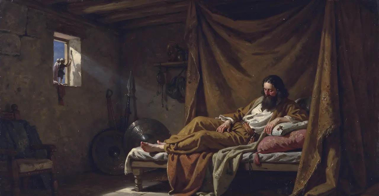 Psalm 63:6-11 — Psalms, oil painting · TruthPrints
