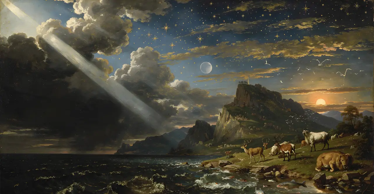 Psalm 8:5-9 — Psalms, oil painting · TruthPrints