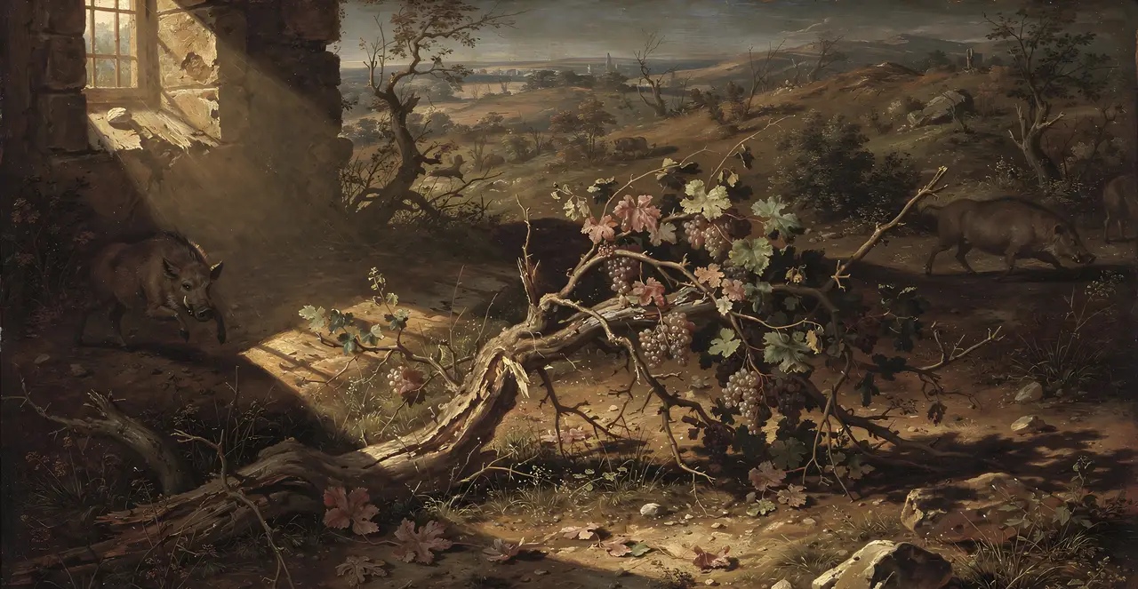 Psalm 80:13-18 — Psalms, oil painting · TruthPrints
