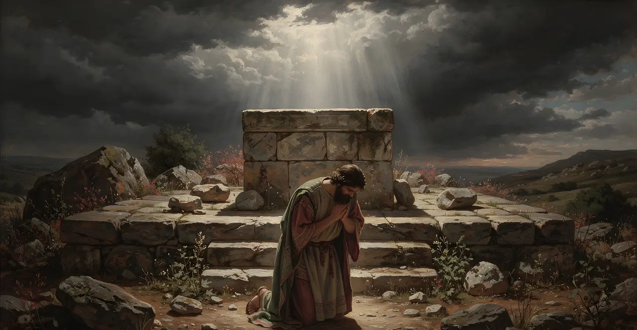 Psalm 86:14-17 — Psalms, oil painting · TruthPrints