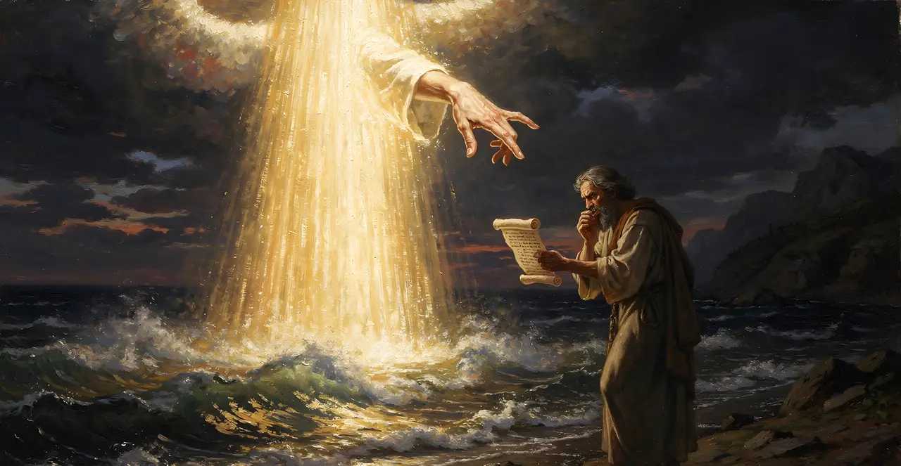 Revelation 10:8-10 — Revelation, oil painting · TruthPrints