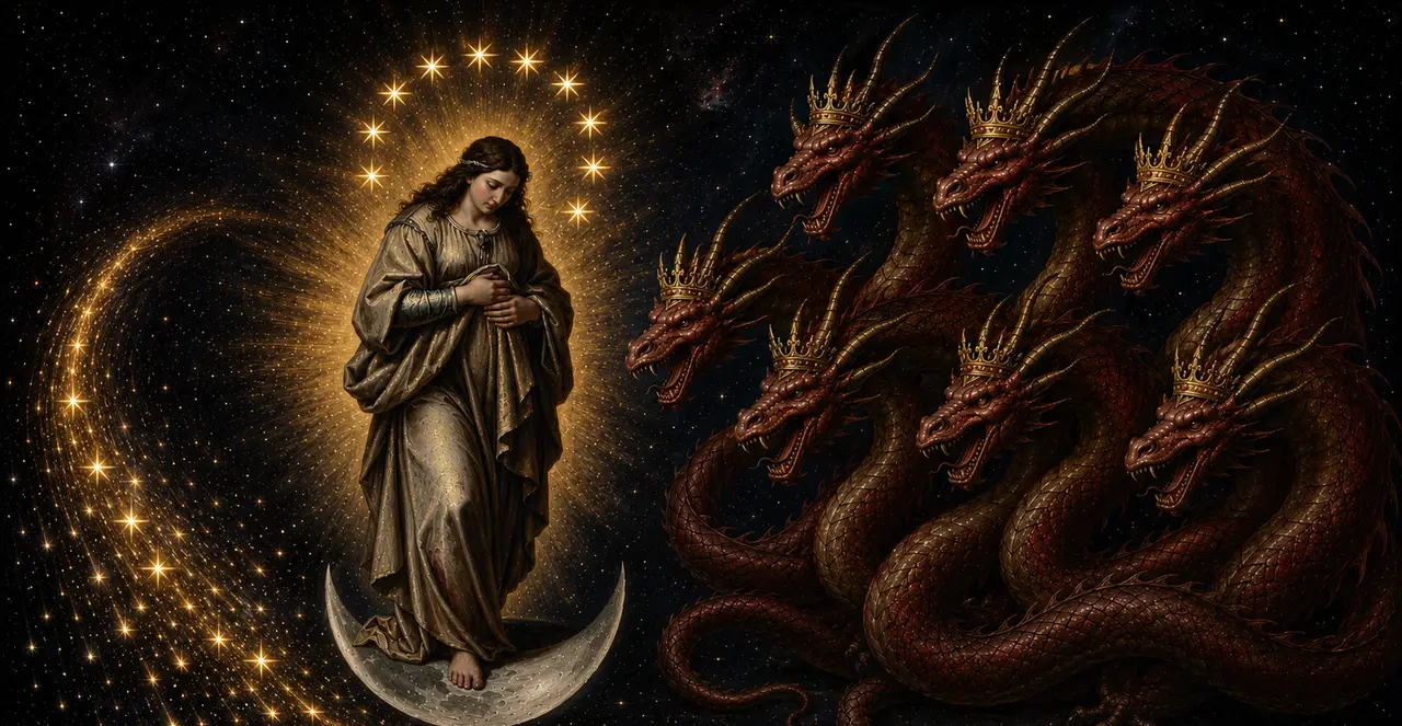 Revelation 12:1-4 — Revelation, oil painting · TruthPrints
