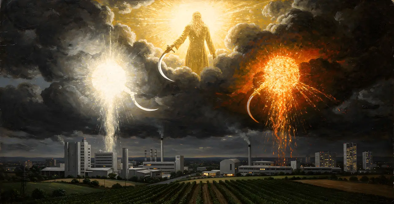 Revelation 14:16-18 — Revelation, oil painting · TruthPrints