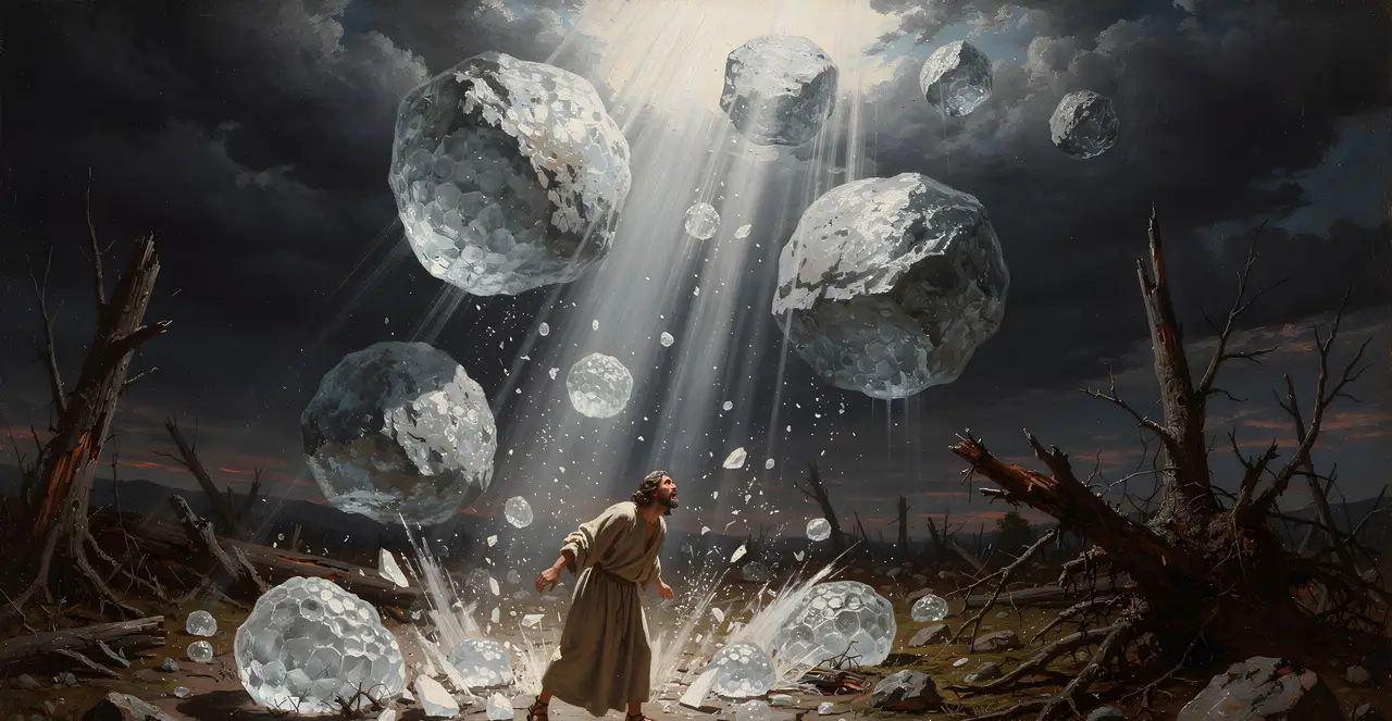 Revelation 16:21 — Revelation, oil painting · TruthPrints