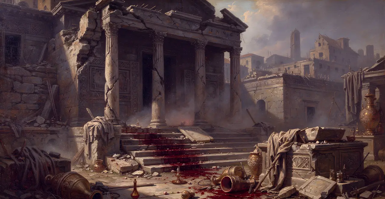 Revelation 18:24 — Revelation, oil painting · TruthPrints