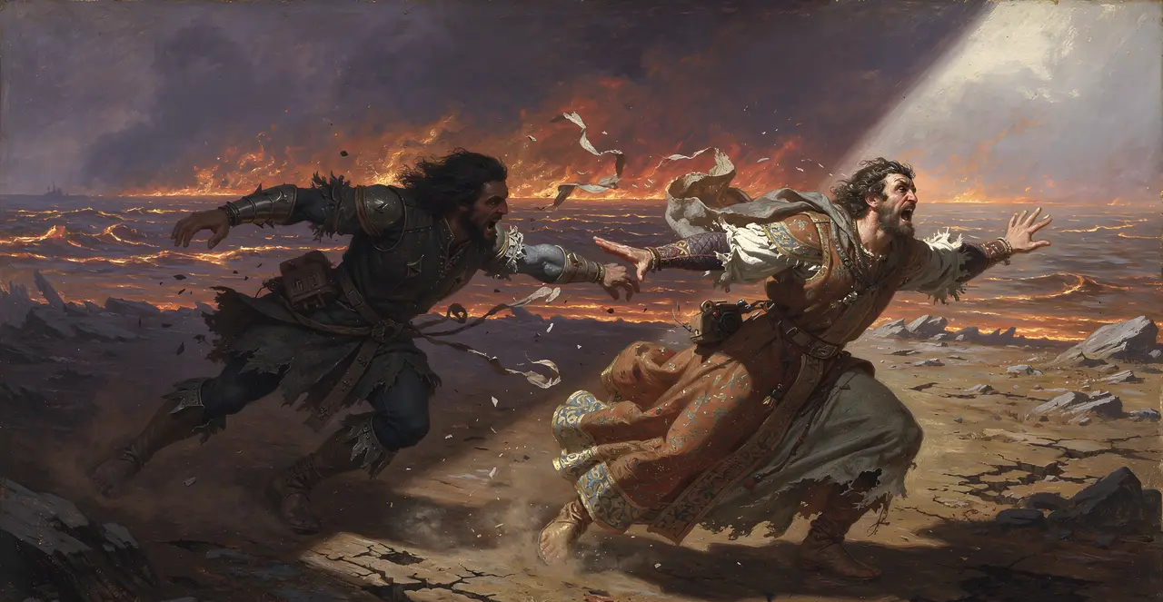 Revelation 19:20-21 — Revelation, oil painting · TruthPrints