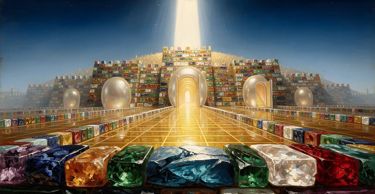 Revelation 21:19-22 — Revelation, oil painting · TruthPrints