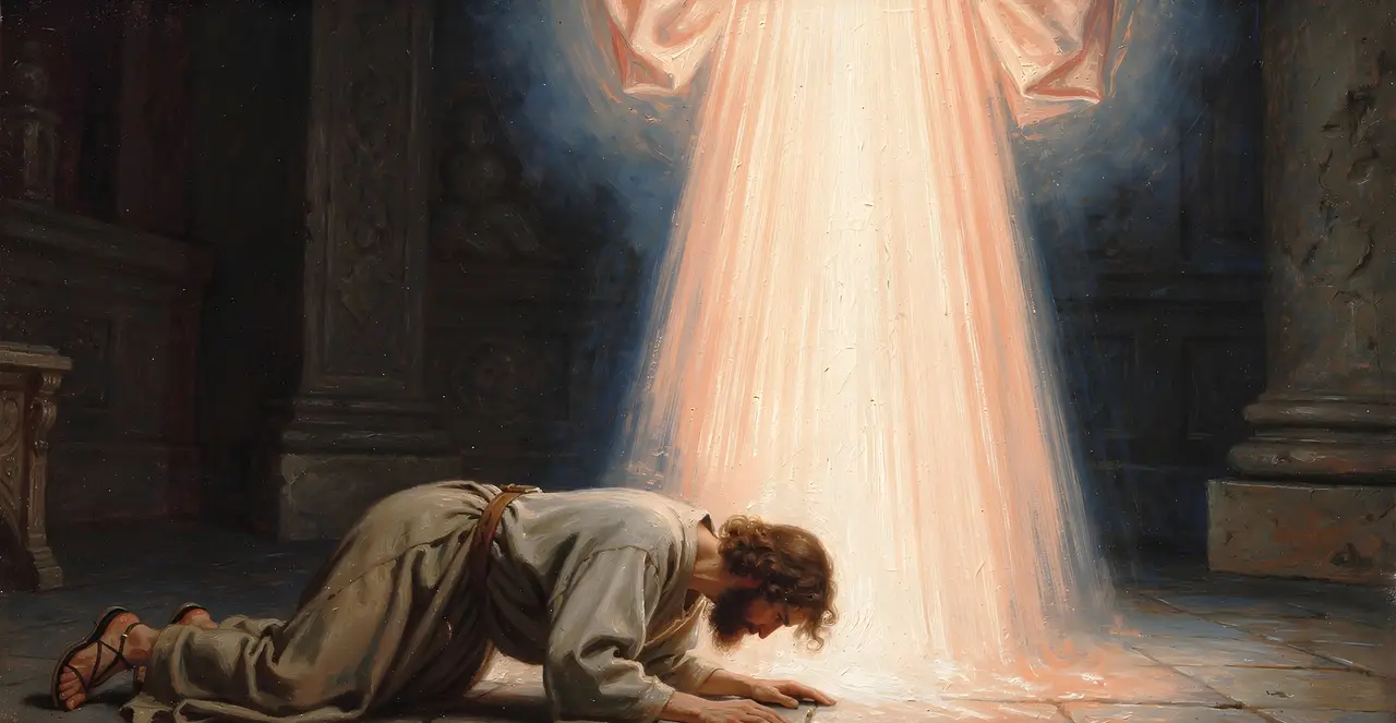 Revelation 22:8-10 — Revelation, oil painting · TruthPrints
