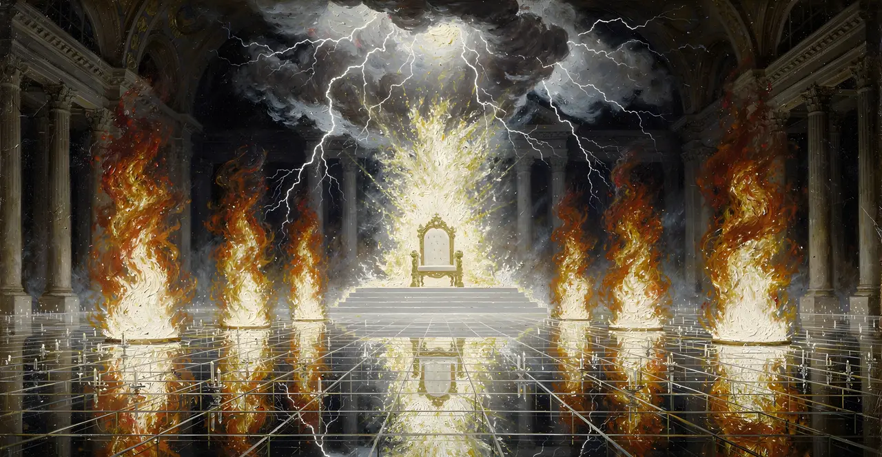 Revelation 4:5-7 — Revelation, oil painting · TruthPrints