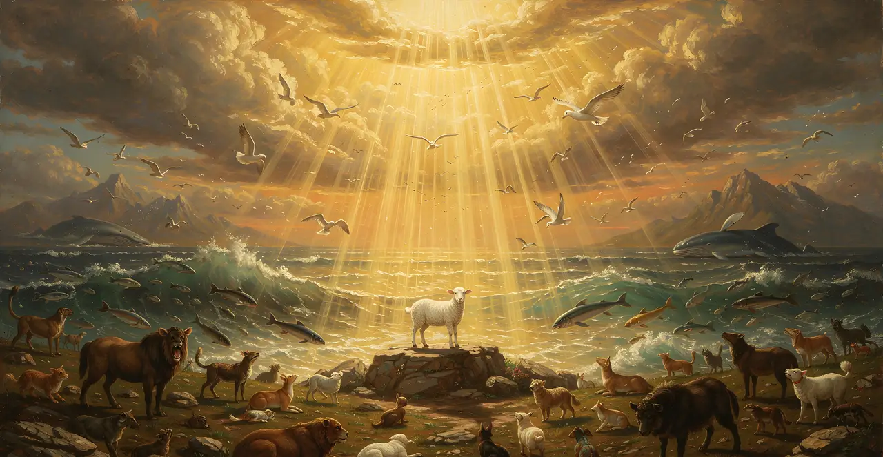 Revelation 5:11-13 — Revelation, oil painting · TruthPrints