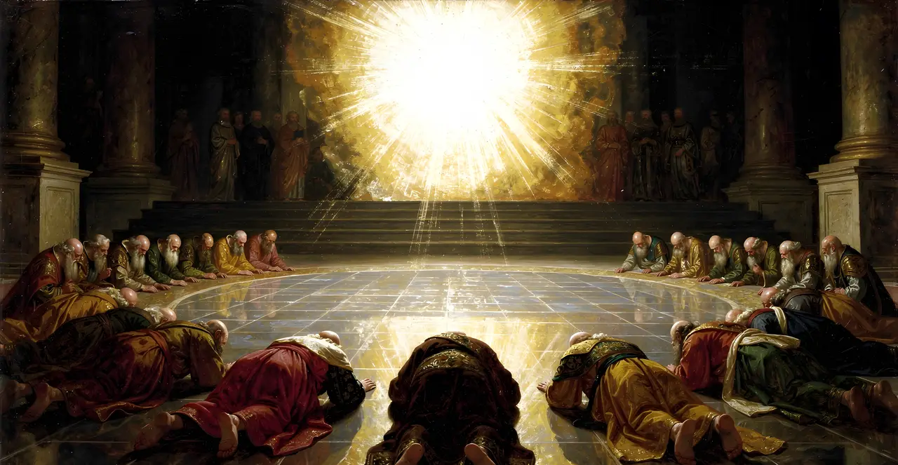 Revelation 5:14 — Revelation, oil painting · TruthPrints