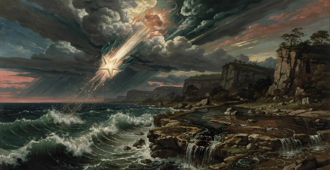 Revelation 8:9-11 — Revelation, oil painting · TruthPrints