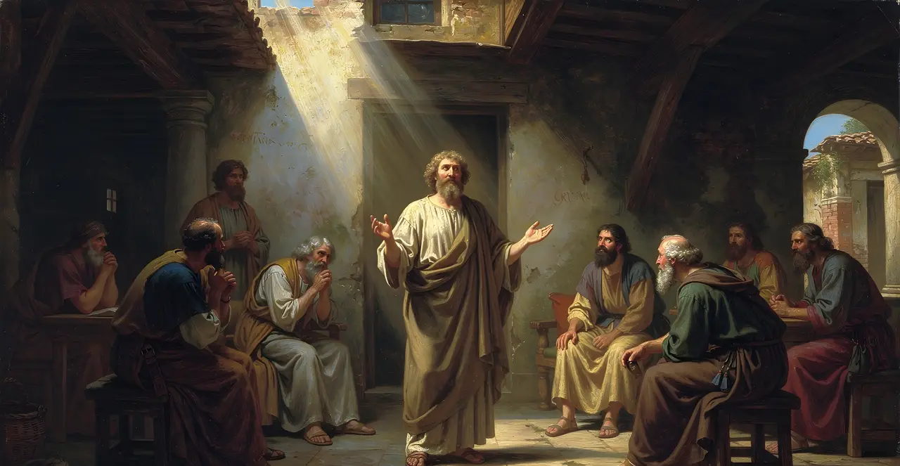 Romans 1:15-18 — Romans, oil painting · TruthPrints