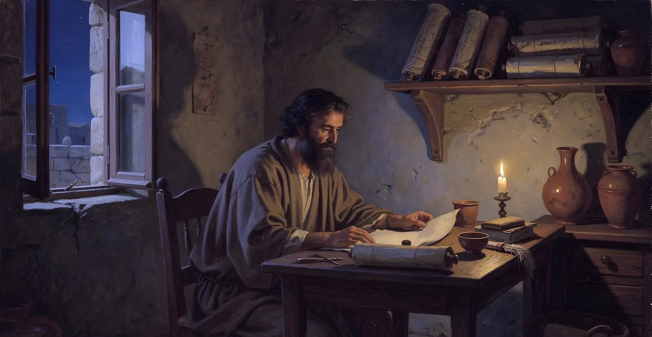 Romans 11:18-22 — Romans, oil painting · TruthPrints