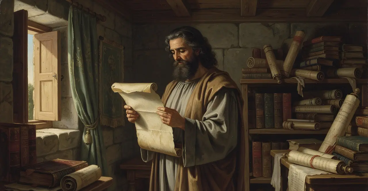 Romans 3:28-31 — Romans, oil painting · TruthPrints